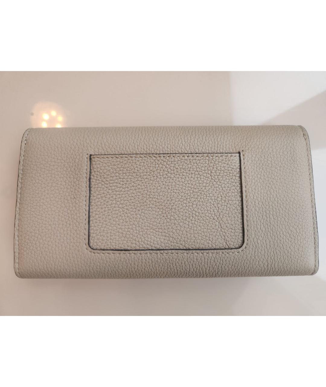 MULBERRY Бежевый кожаный кошелек, фото 2