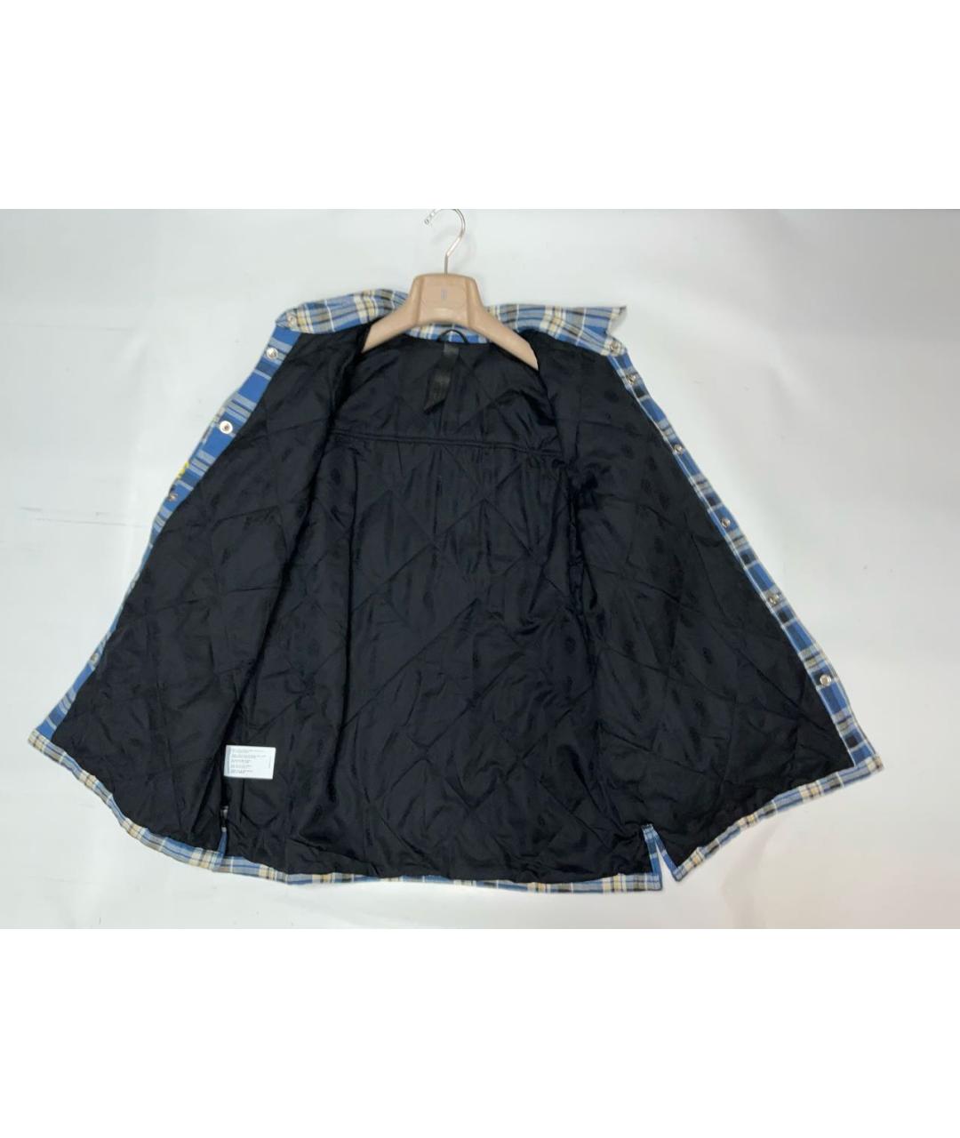 CHROME HEARTS Синяя хлопковая классическая рубашка, фото 3