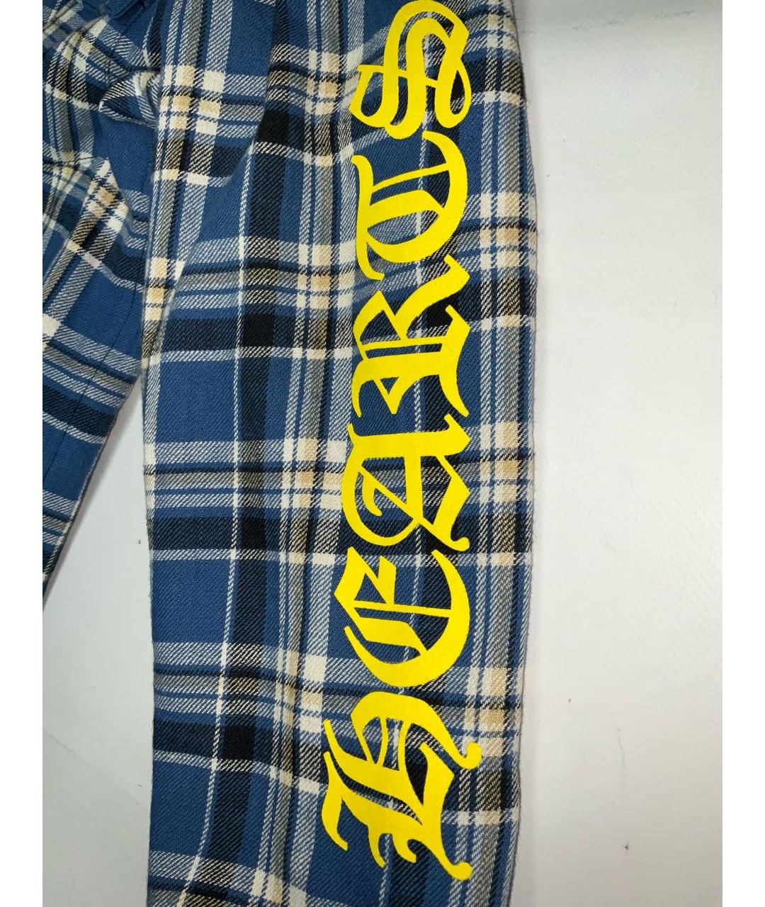 CHROME HEARTS Синяя хлопковая классическая рубашка, фото 6