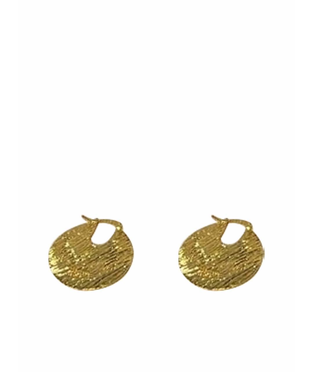 JIL SANDER Золотые серьги, фото 1