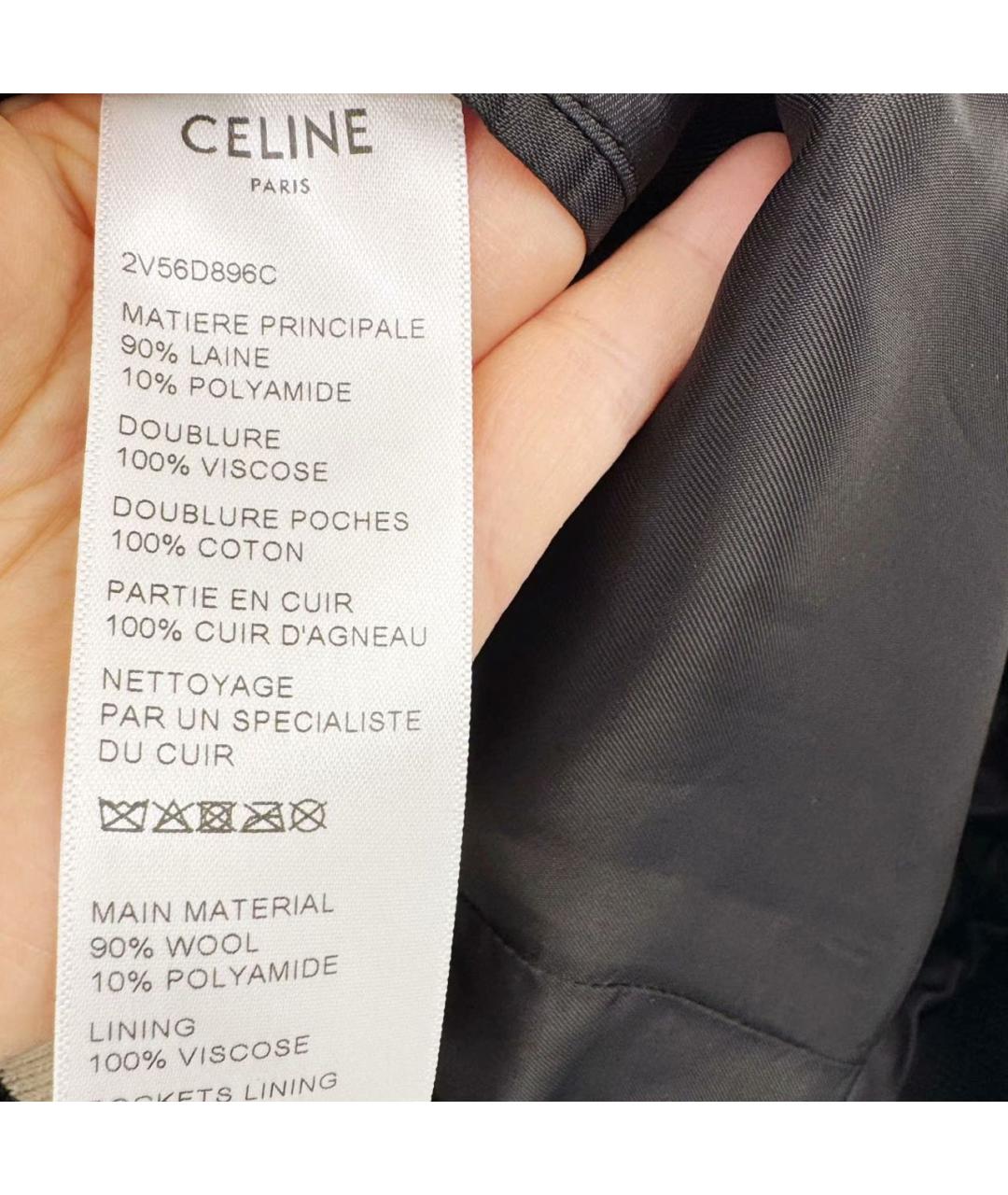 CELINE Мульти кожаная куртка, фото 6