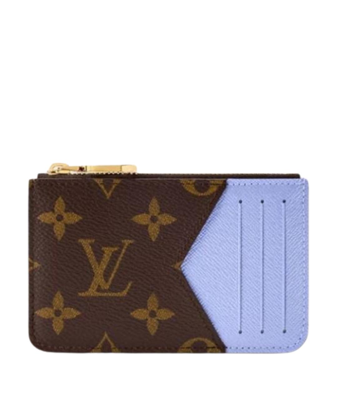 LOUIS VUITTON Коричневый кардхолдер, фото 1