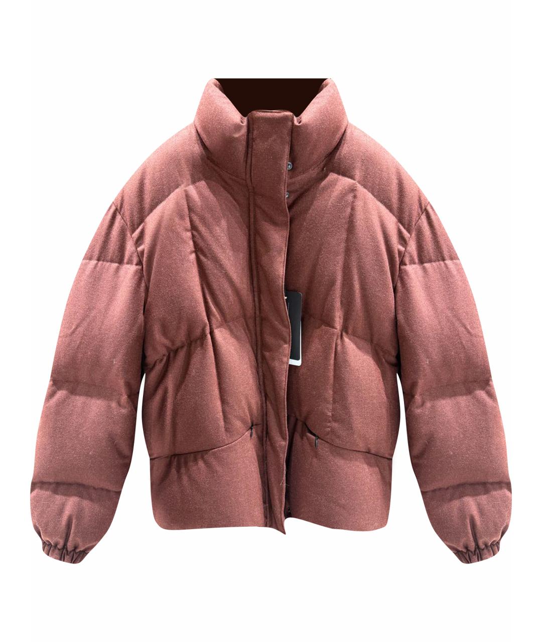 SIMONETTA RAVIZZA Розовый шерстяной пуховик, фото 1