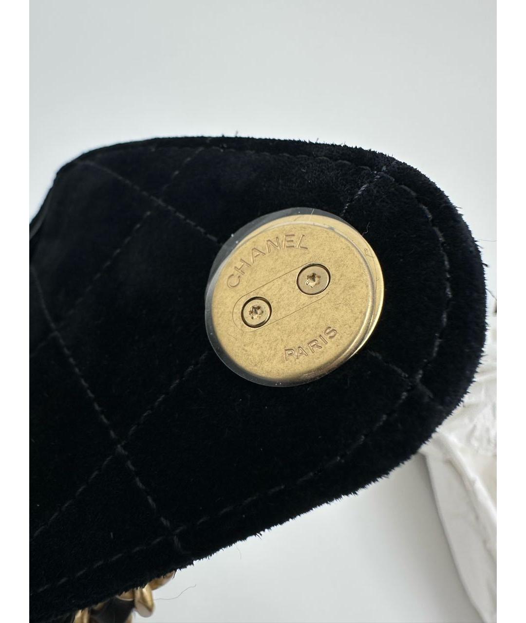 CHANEL Черная замшевая сумка через плечо, фото 7