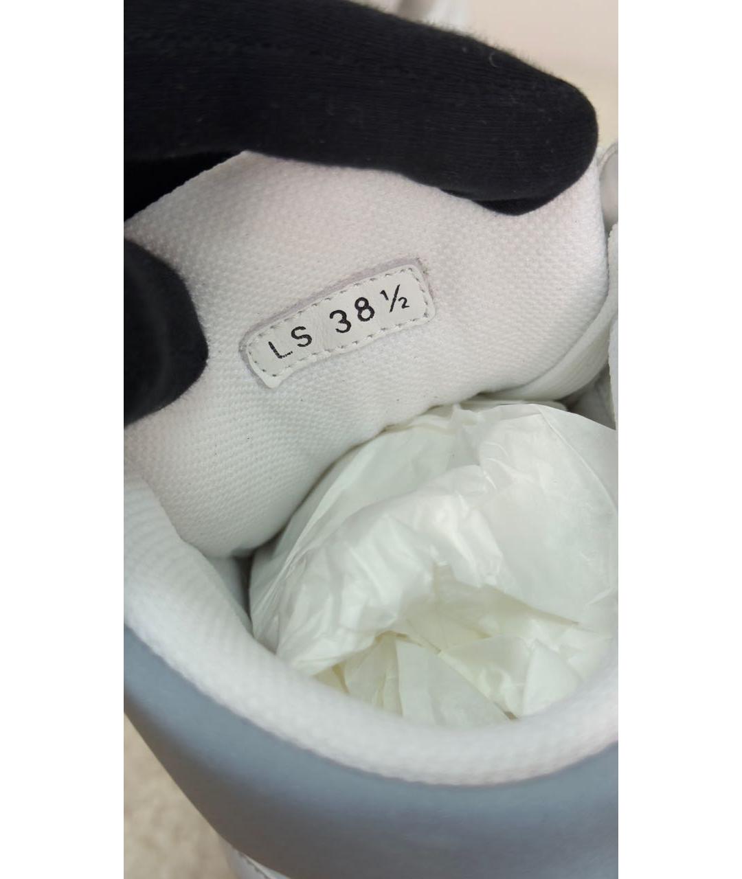 CHRISTIAN DIOR Серебряные текстильные ботинки, фото 5