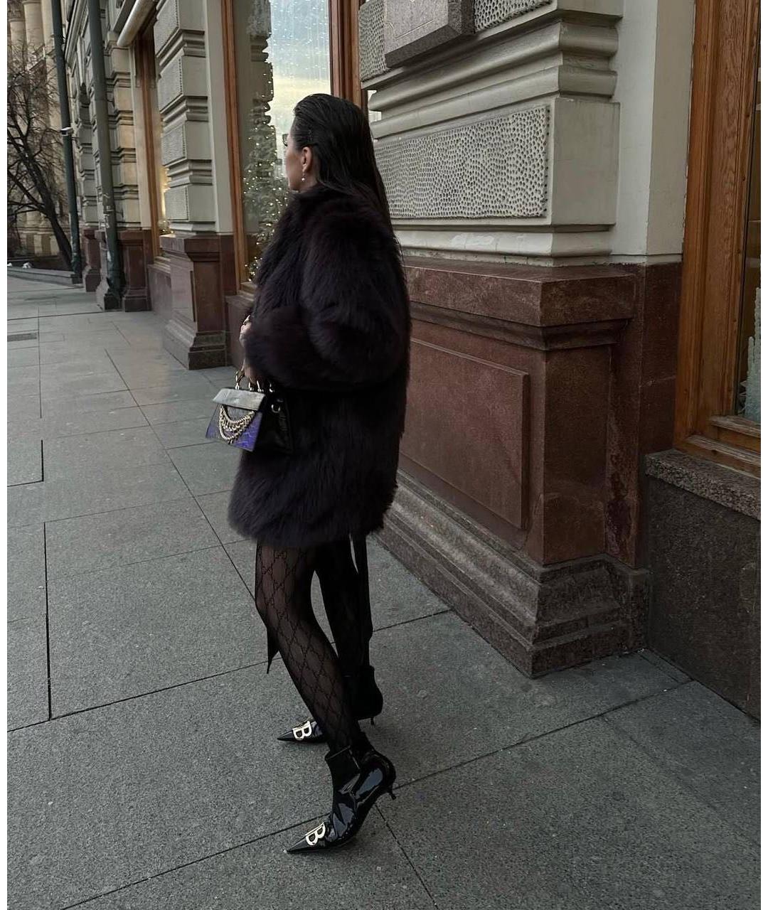 BALENCIAGA Черные ботильоны из лакированной кожи, фото 6