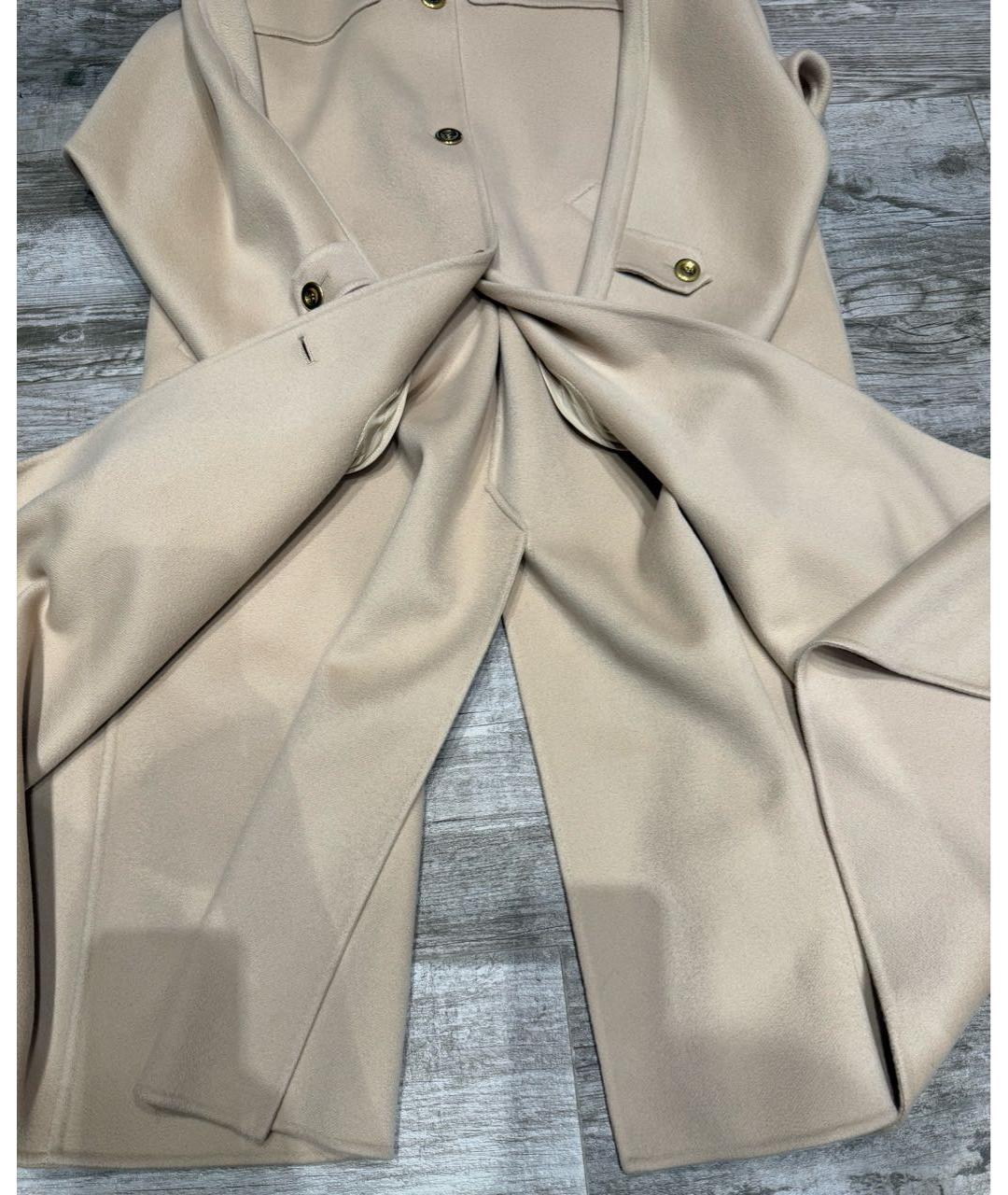 LORO PIANA Бежевое кашемировое пальто, фото 3