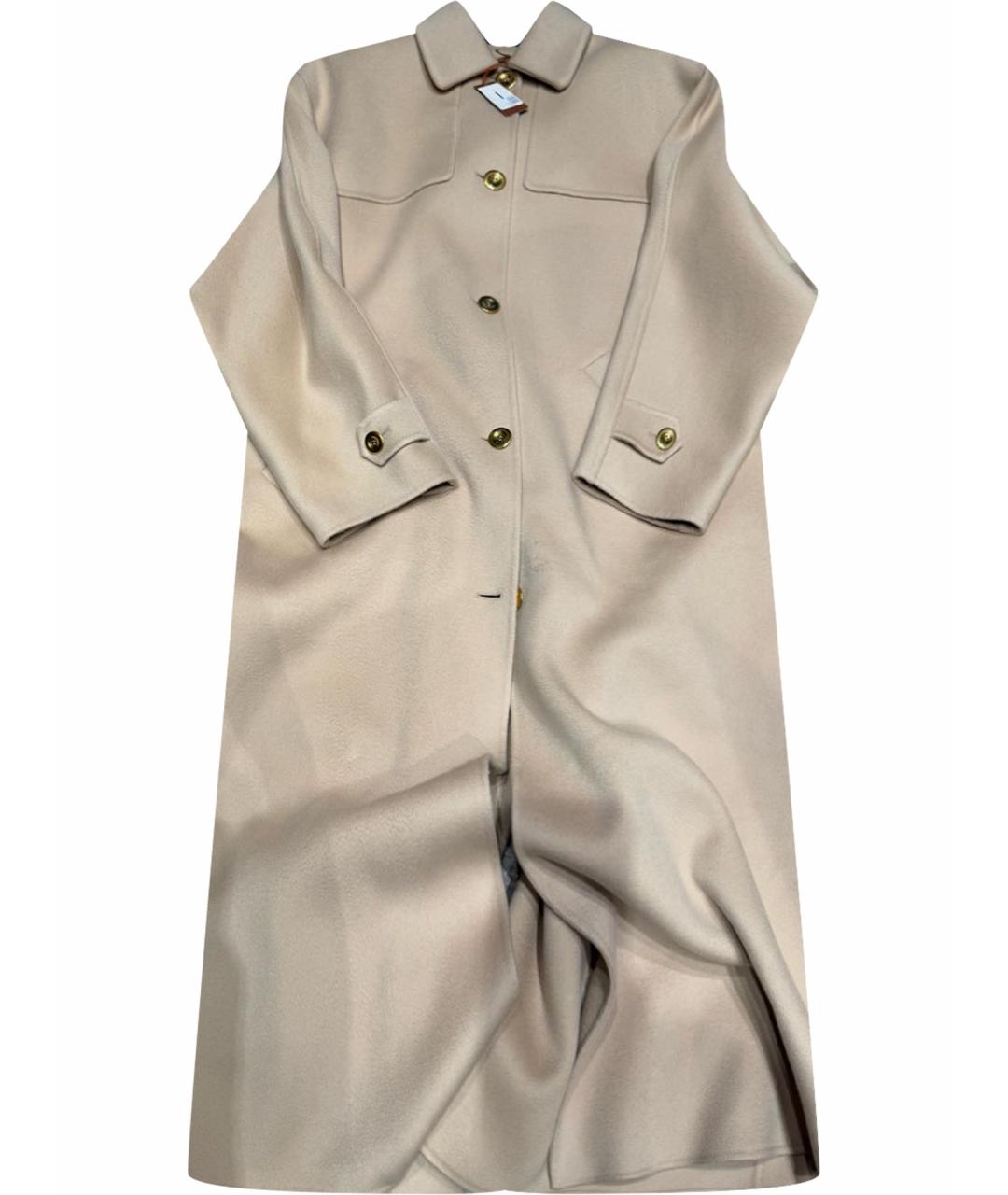 LORO PIANA Бежевое кашемировое пальто, фото 1