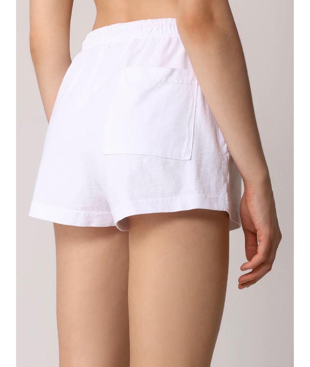 SPORTY AND RICH Белые хлопковые шорты, фото 8