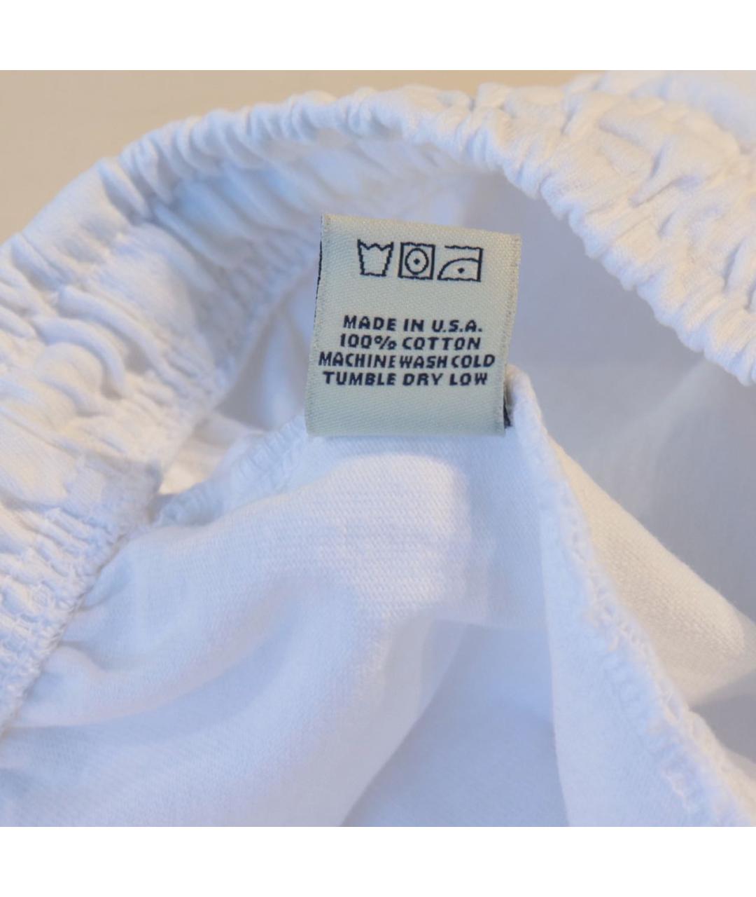 SPORTY AND RICH Белые хлопковые шорты, фото 7