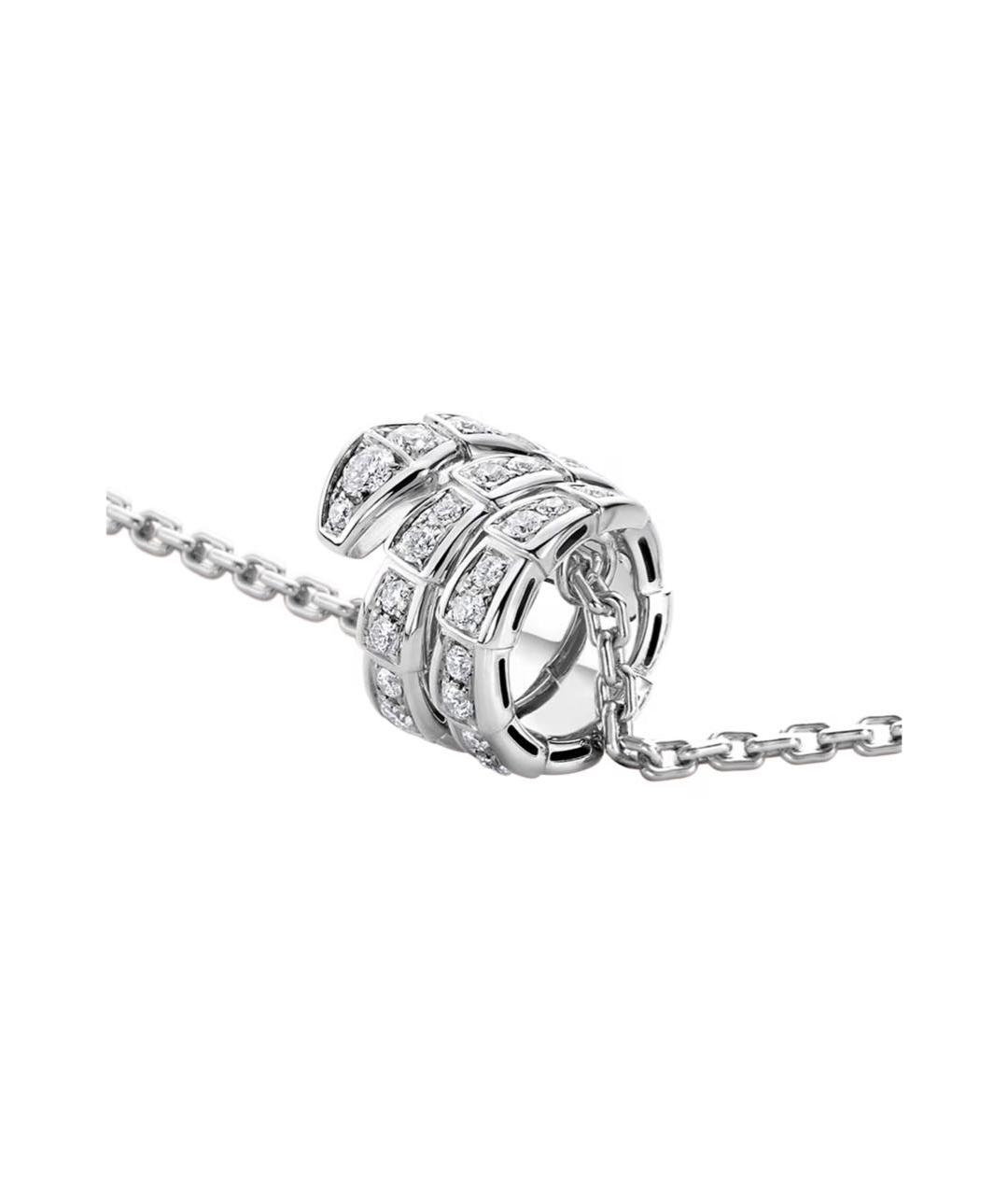 BVLGARI Серебряная подвеска из белого золота, фото 3