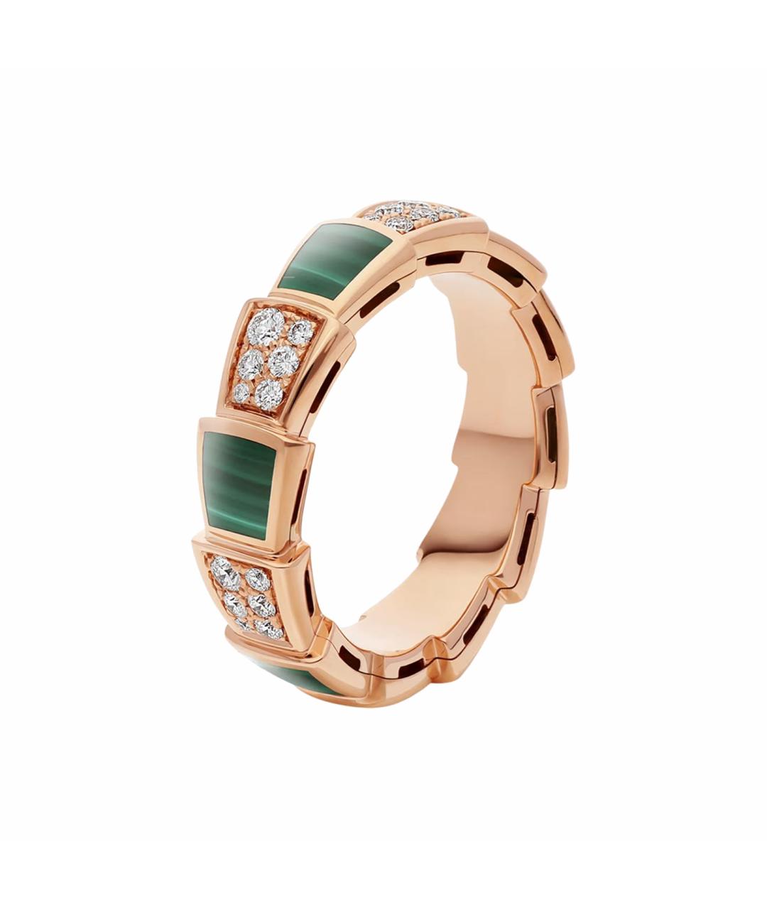 BVLGARI Бежевое кольцо из розового золота, фото 1