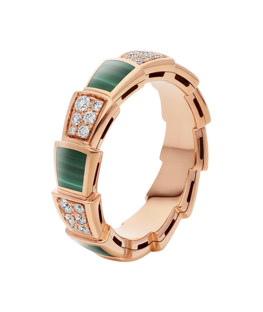 BVLGARI Бежевое кольцо из розового золота, фото 3