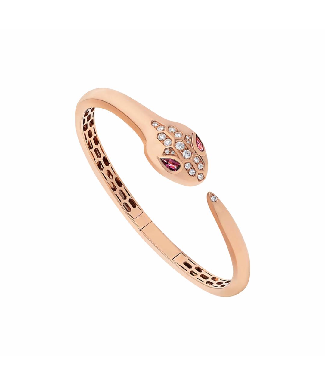 BVLGARI Бежевое кольцо из розового золота, фото 3