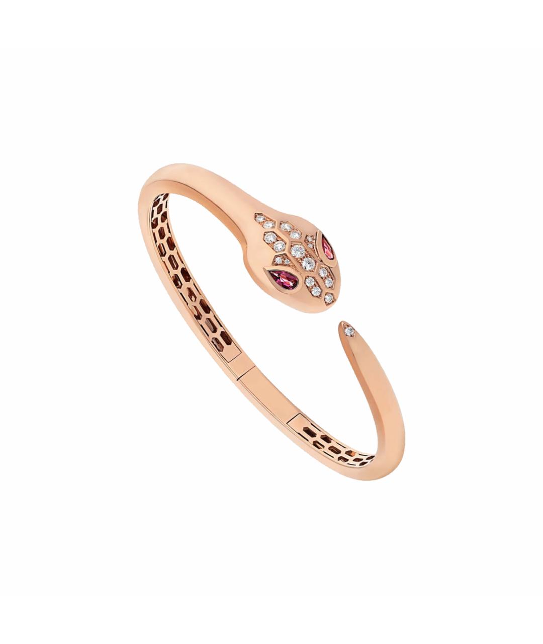 BVLGARI Бежевое кольцо из розового золота, фото 1