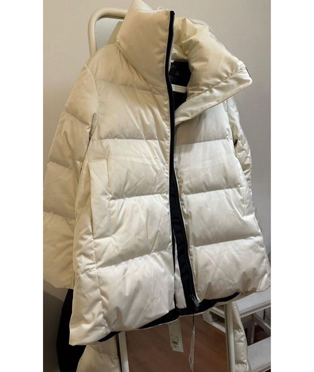 JIL SANDER Белый полиамидовый пуховик, фото 3