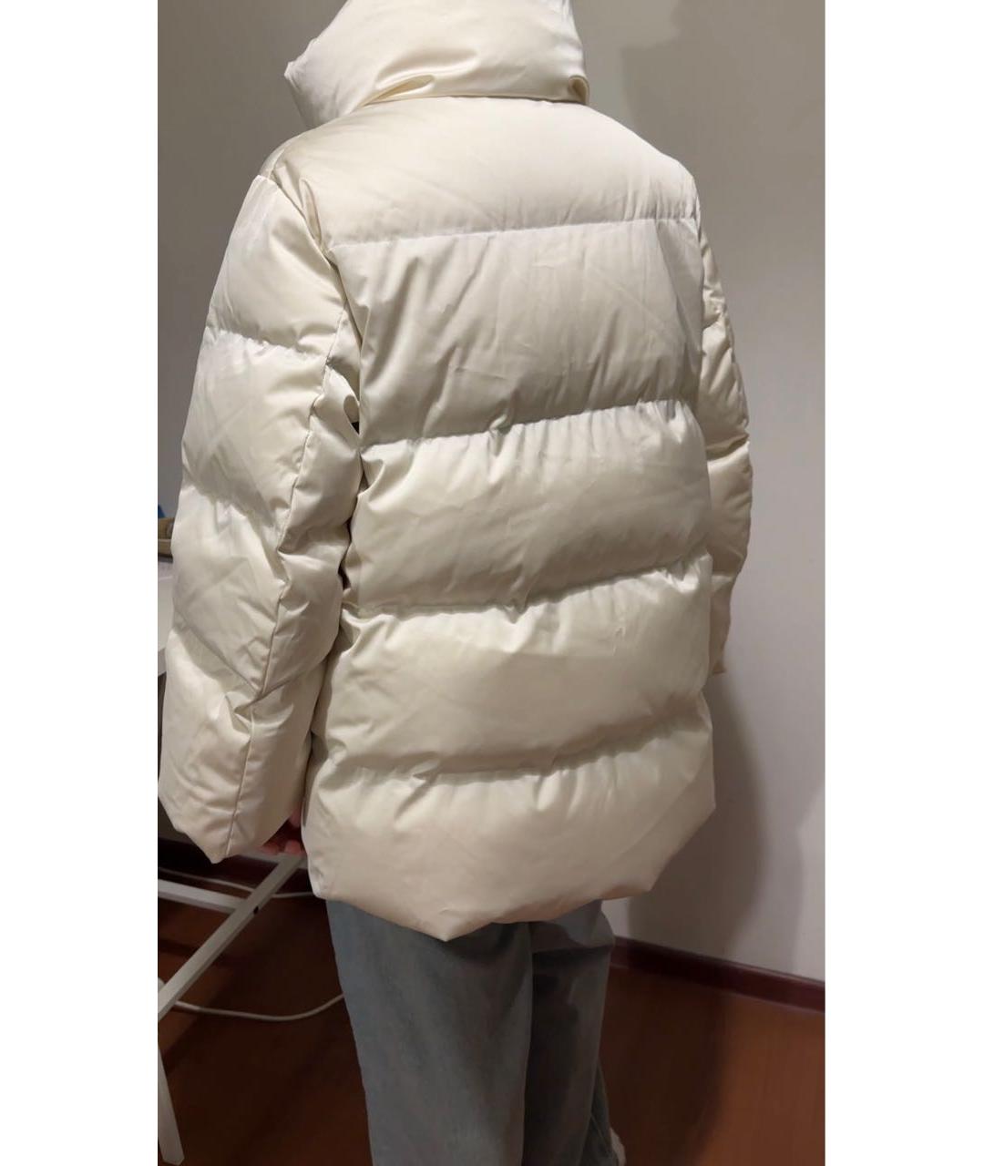 JIL SANDER Белый полиамидовый пуховик, фото 8