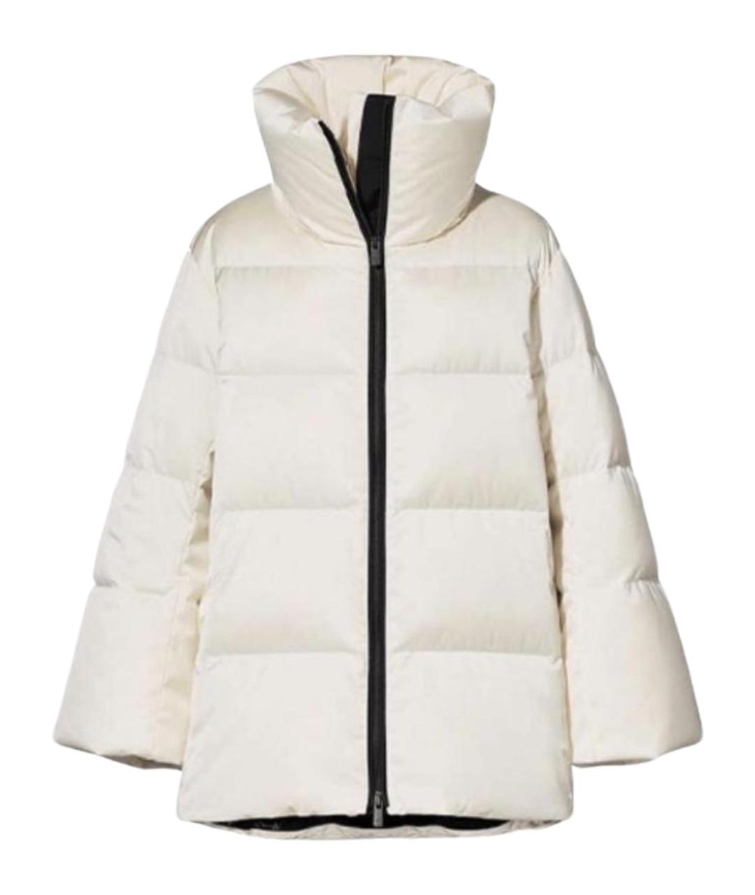 JIL SANDER Белый полиамидовый пуховик, фото 1
