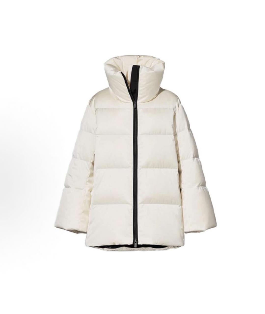 JIL SANDER Белый полиамидовый пуховик, фото 9