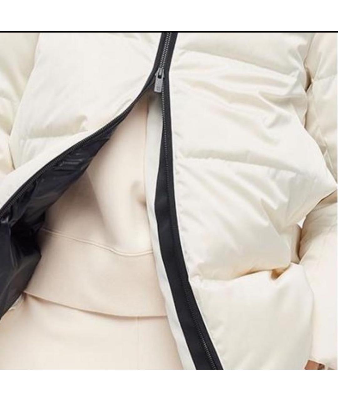 JIL SANDER Белый полиамидовый пуховик, фото 4