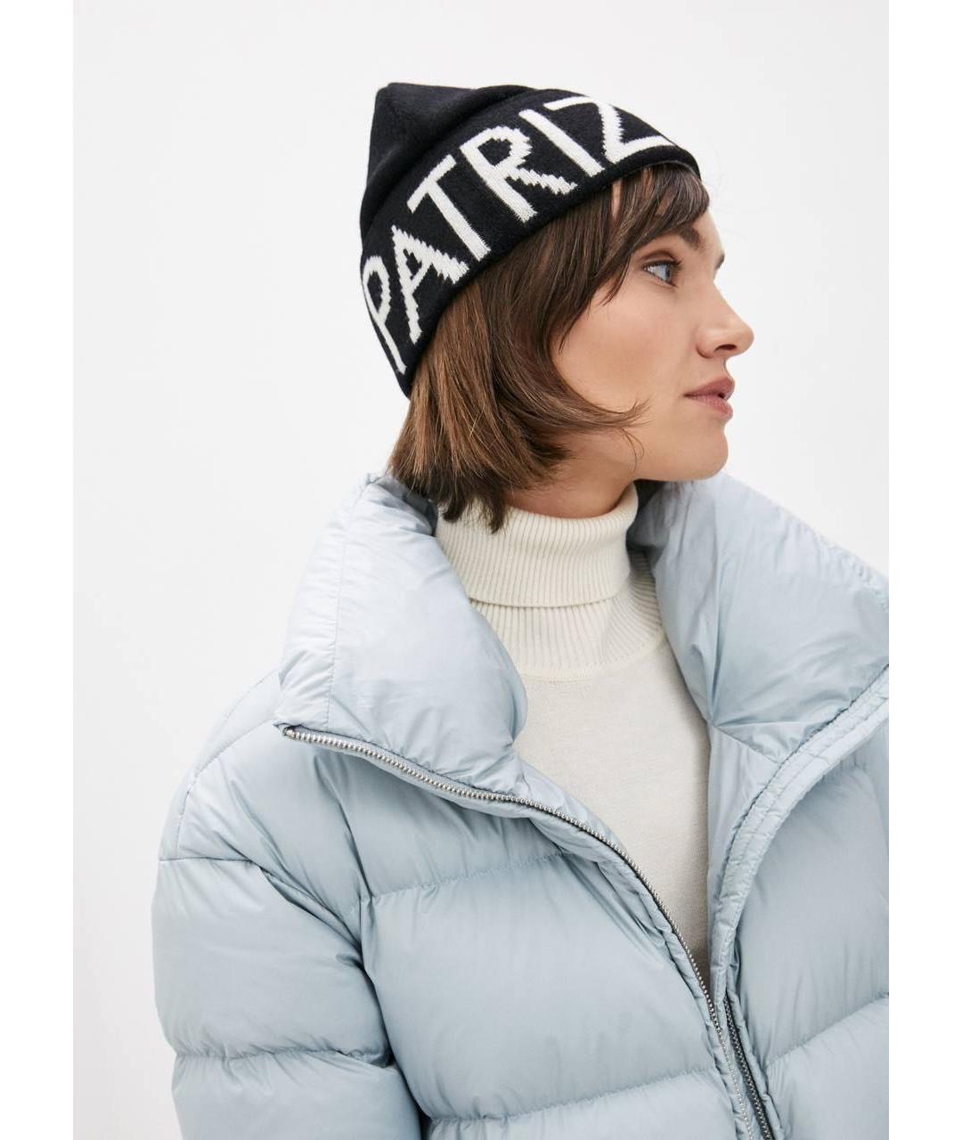 PATRICK TA Черная шерстяная шапка, фото 3