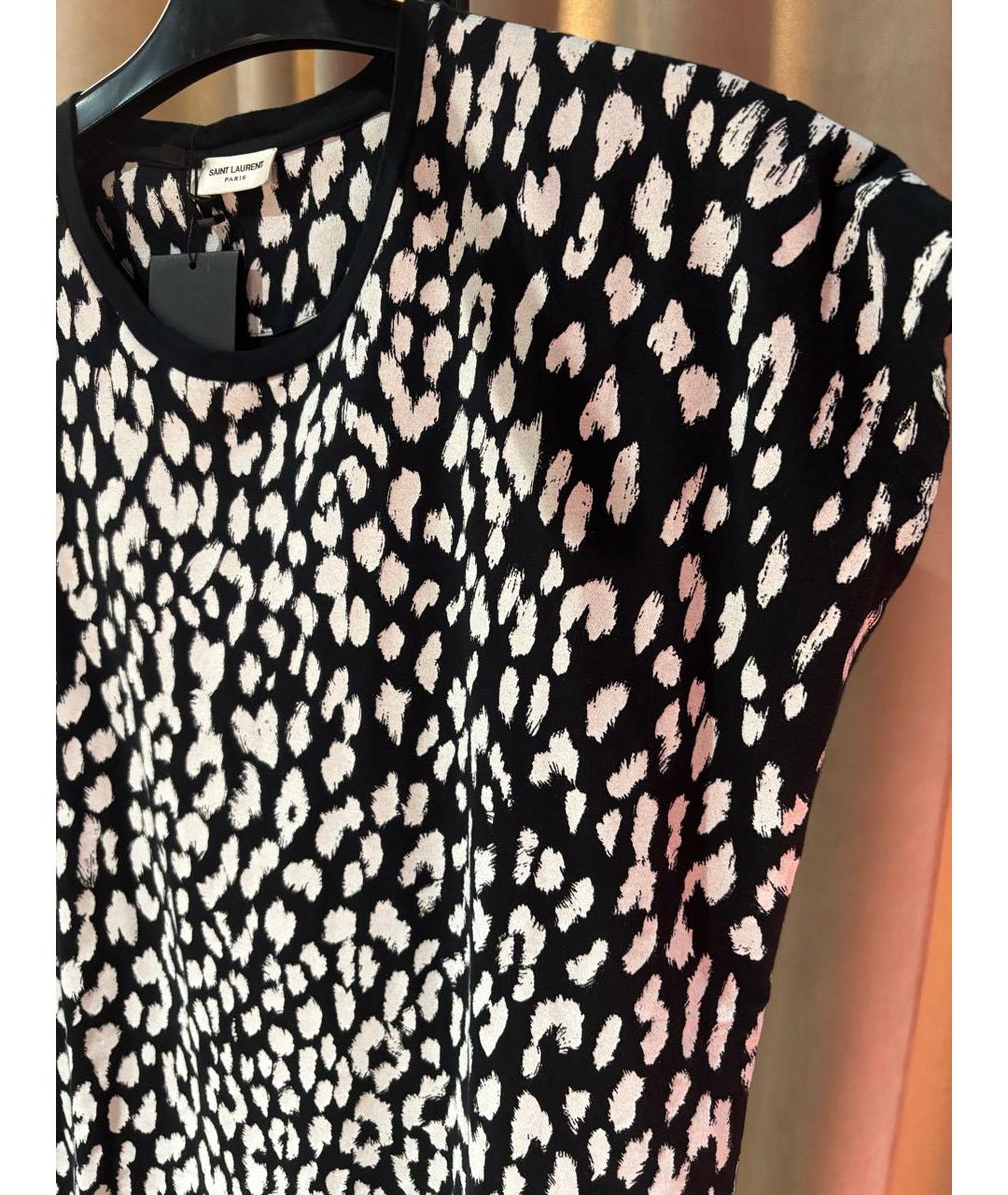 SAINT LAURENT Мульти хлопковая футболка, фото 6