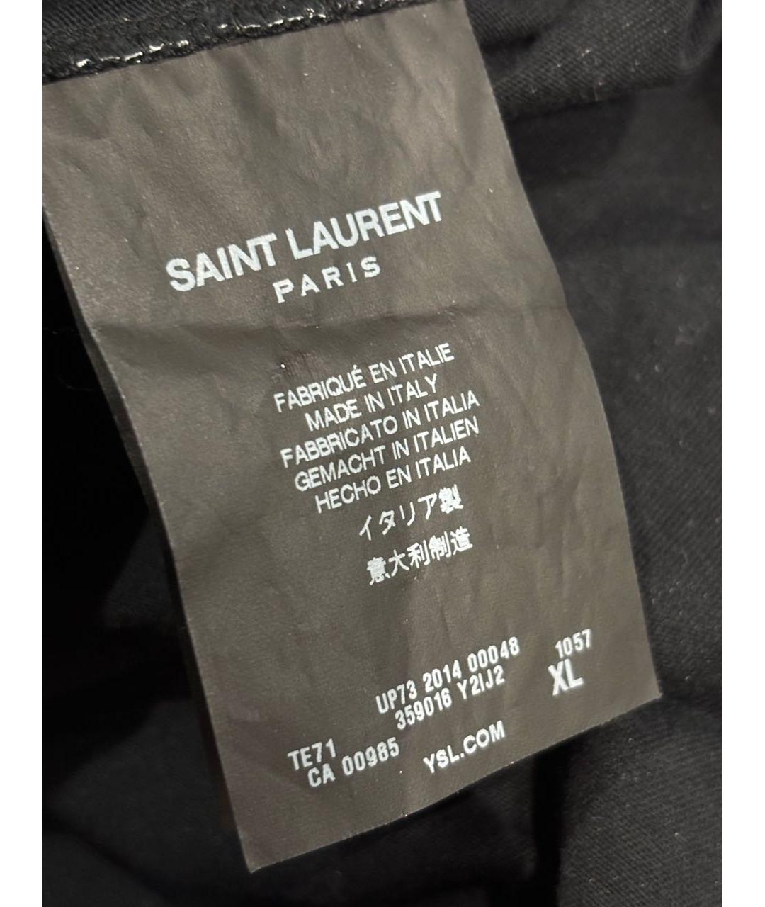 SAINT LAURENT Мульти хлопковая футболка, фото 8