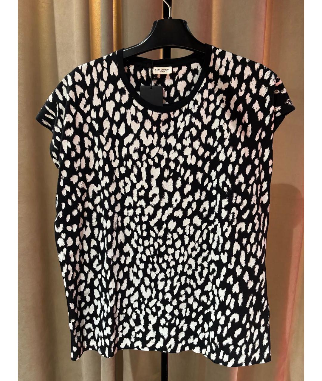 SAINT LAURENT Мульти хлопковая футболка, фото 9