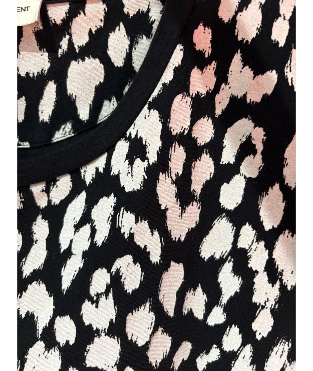 SAINT LAURENT Мульти хлопковая футболка, фото 4