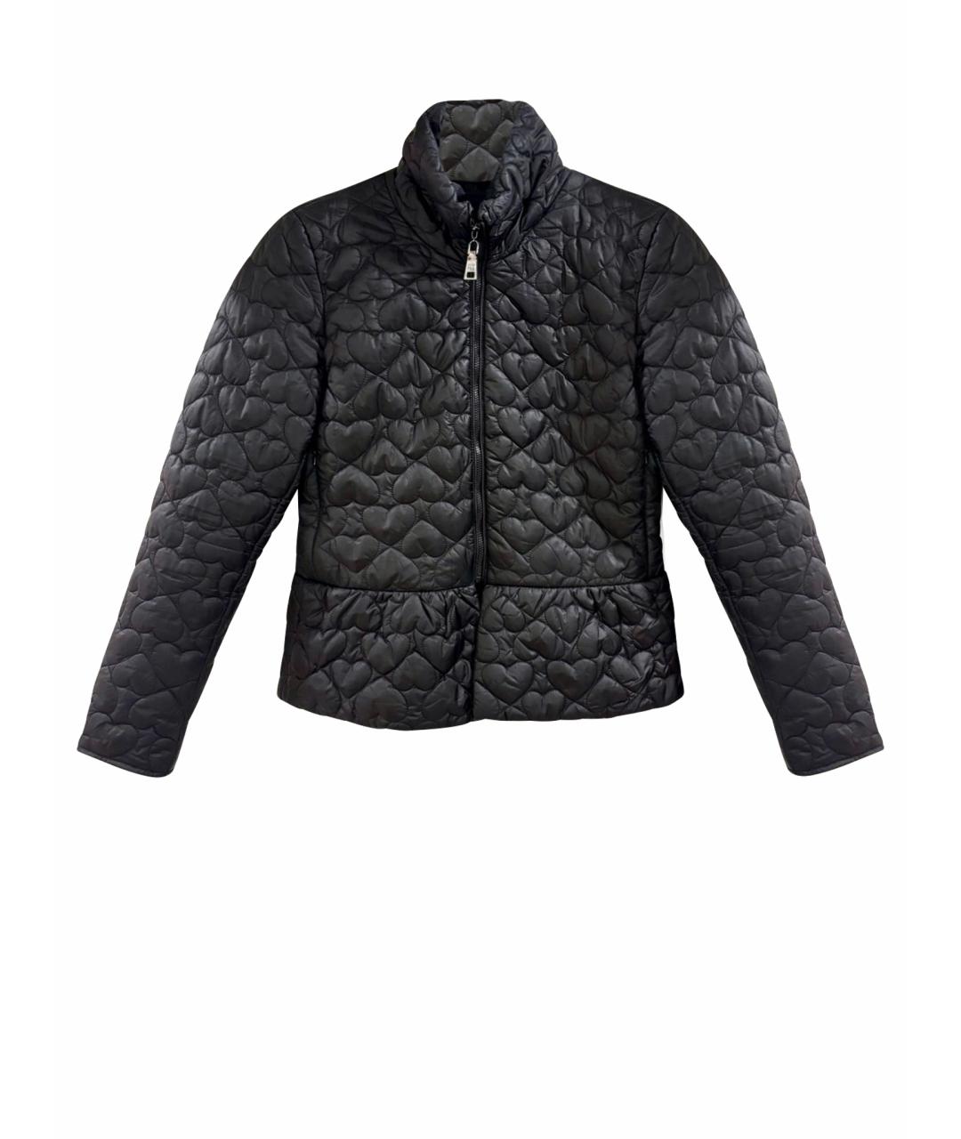 TWIN-SET Черная хлопковая куртка, фото 1