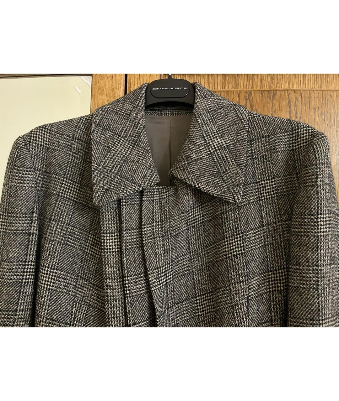 YOHJI YAMAMOTO Серое шерстяное пальто, фото 3