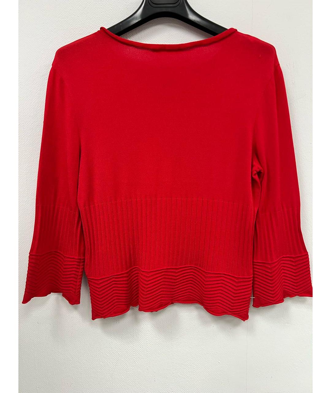 VALENTINO Красный вискозный кардиган, фото 2