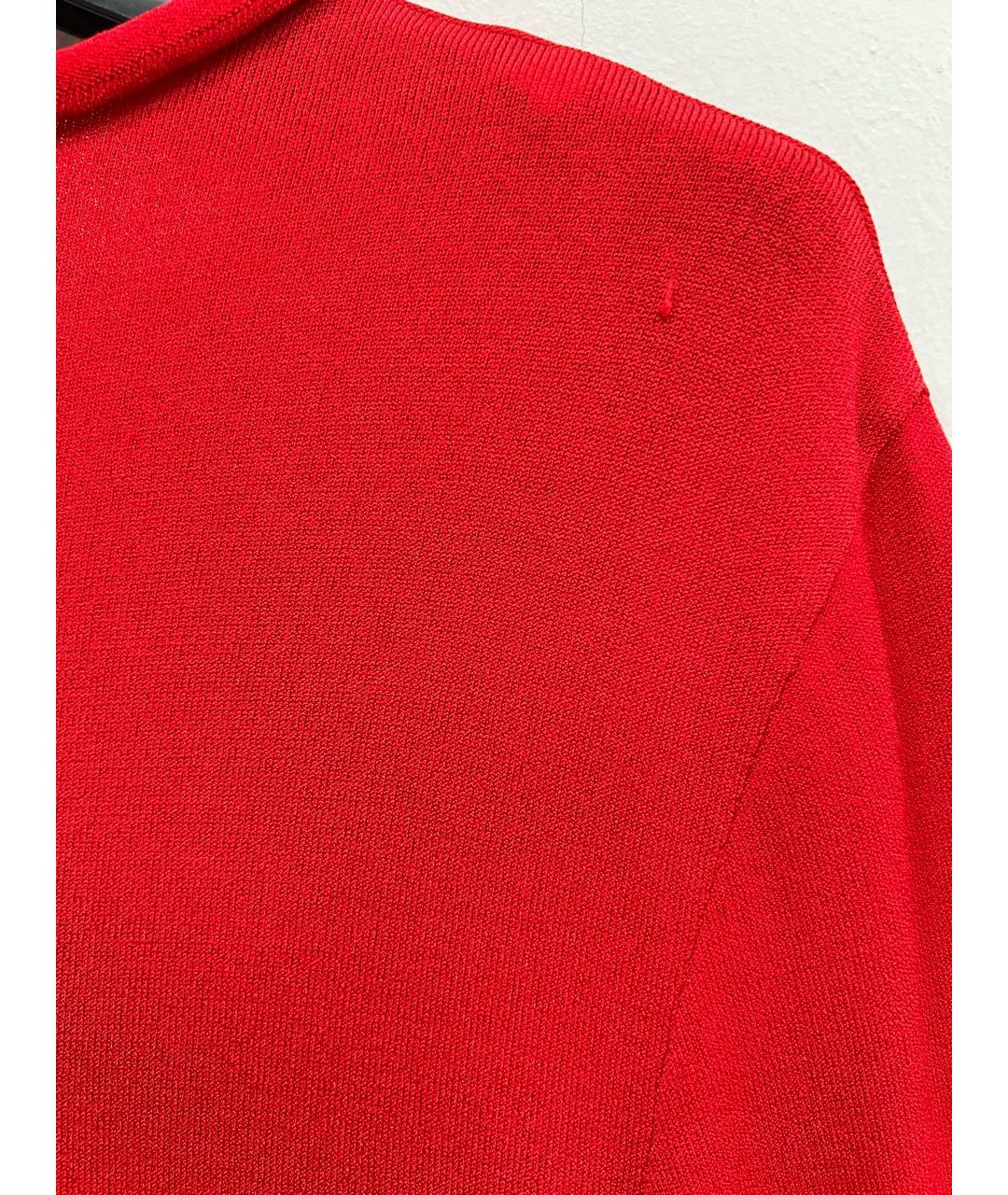 VALENTINO Красный вискозный кардиган, фото 3