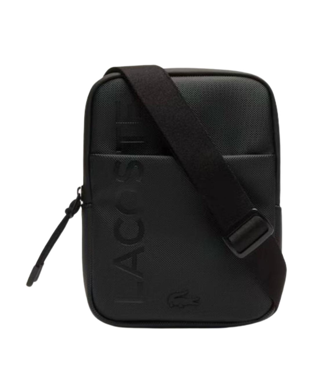 LACOSTE Черная сумка на плечо, фото 1