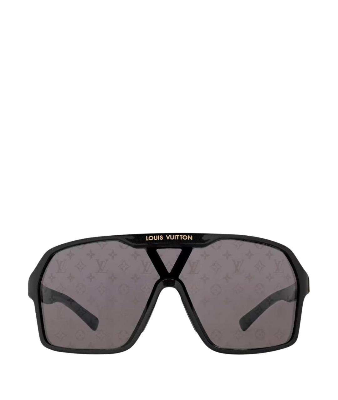 LOUIS VUITTON Черные пластиковые солнцезащитные очки, фото 1