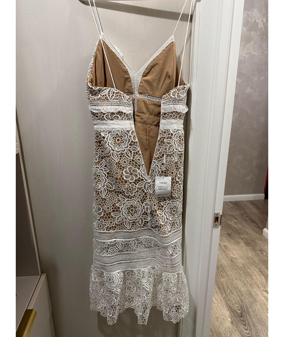 SELF-PORTRAIT Бежевое коктейльное платье, фото 2
