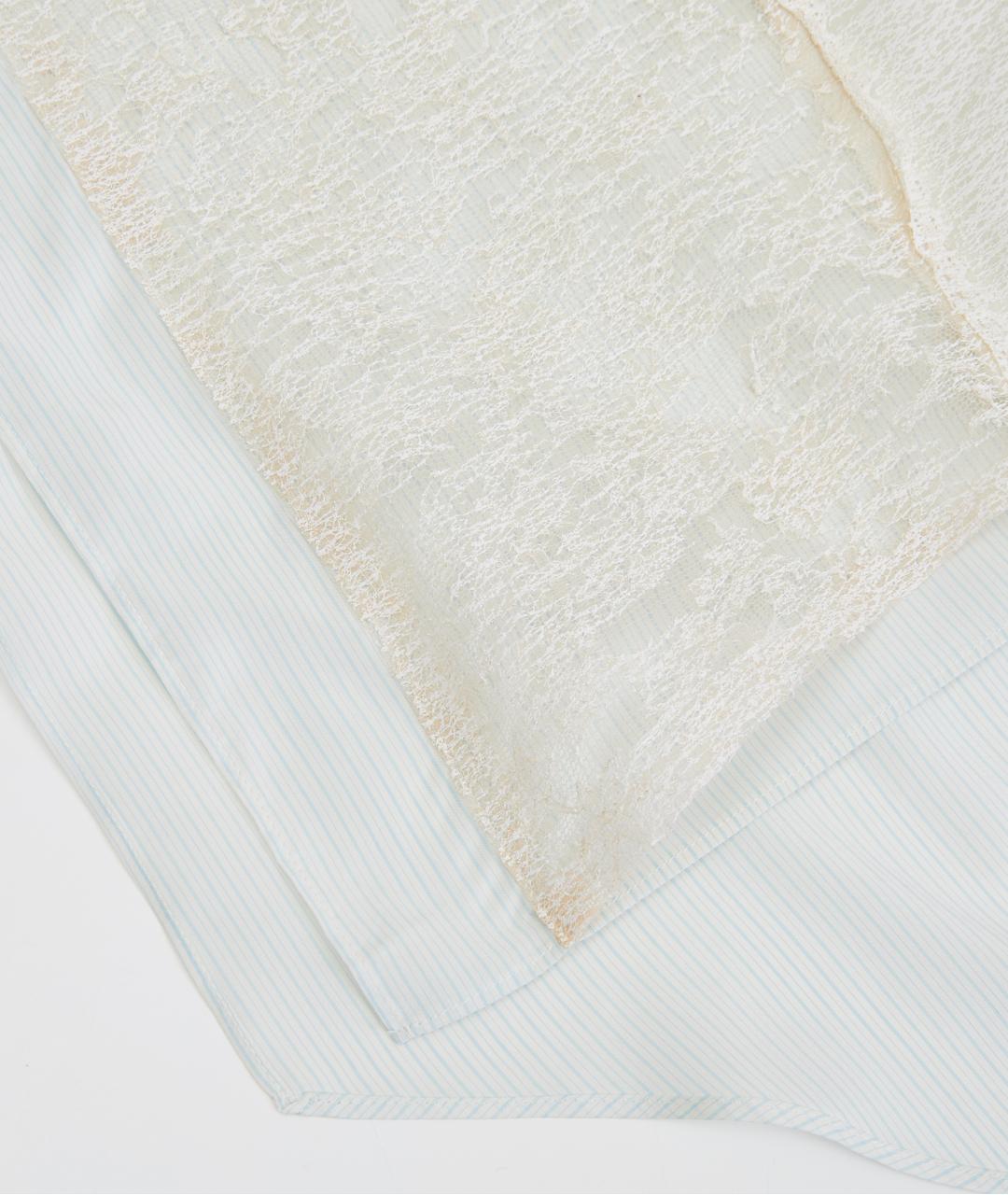 FENDI Белое шелковое повседневное платье, фото 6