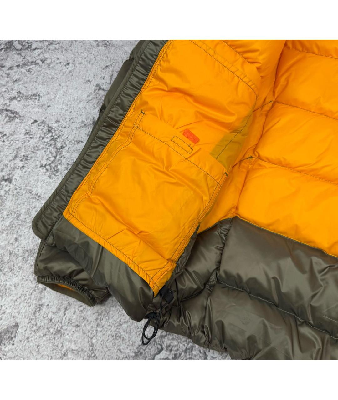 PARAJUMPERS Хаки полиамидовый пуховик, фото 6