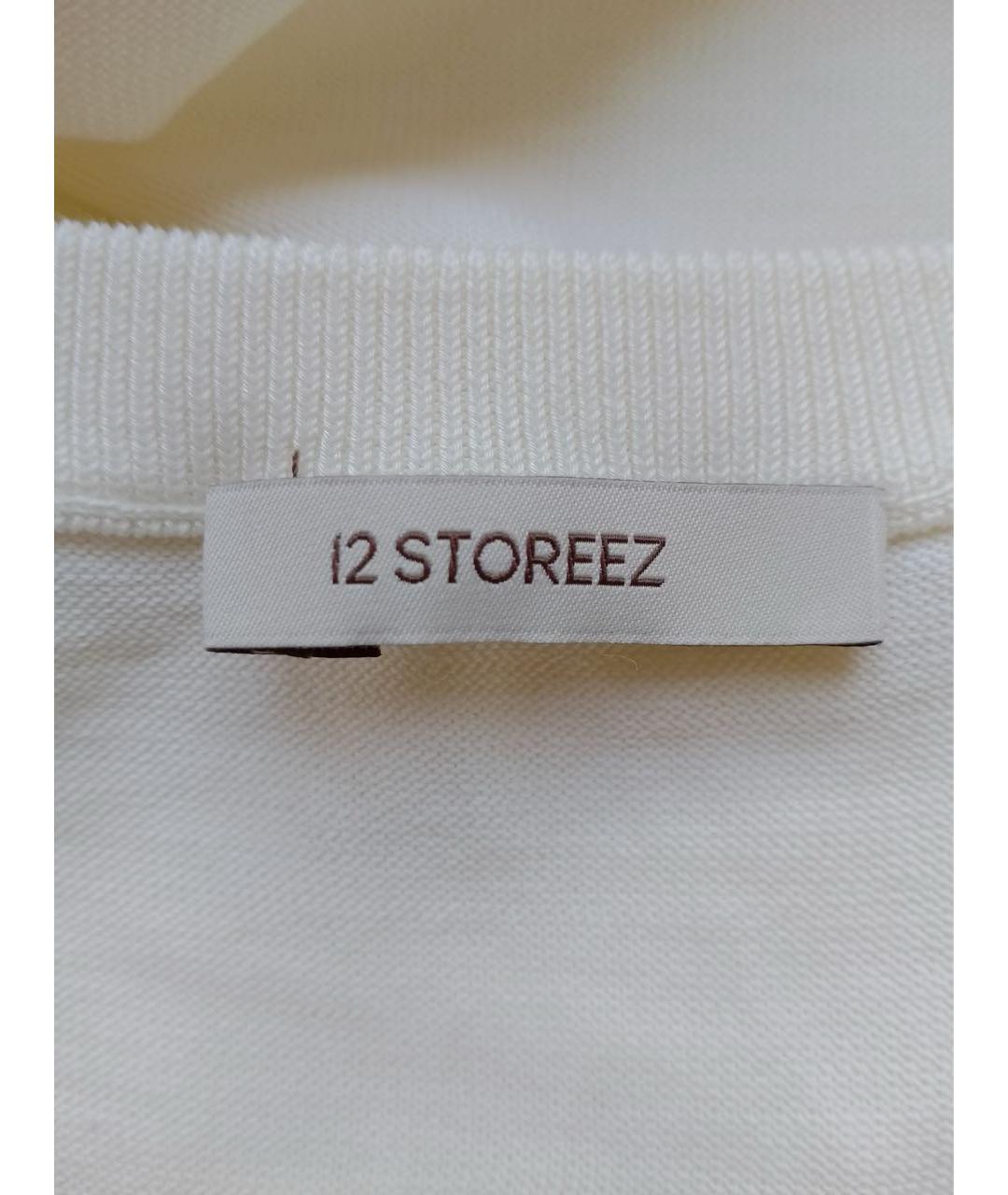12 STOREEZ Белый шелковый кардиган, фото 6