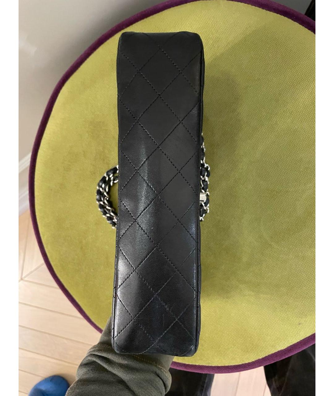 CHANEL Черная кожаная сумка тоут, фото 3