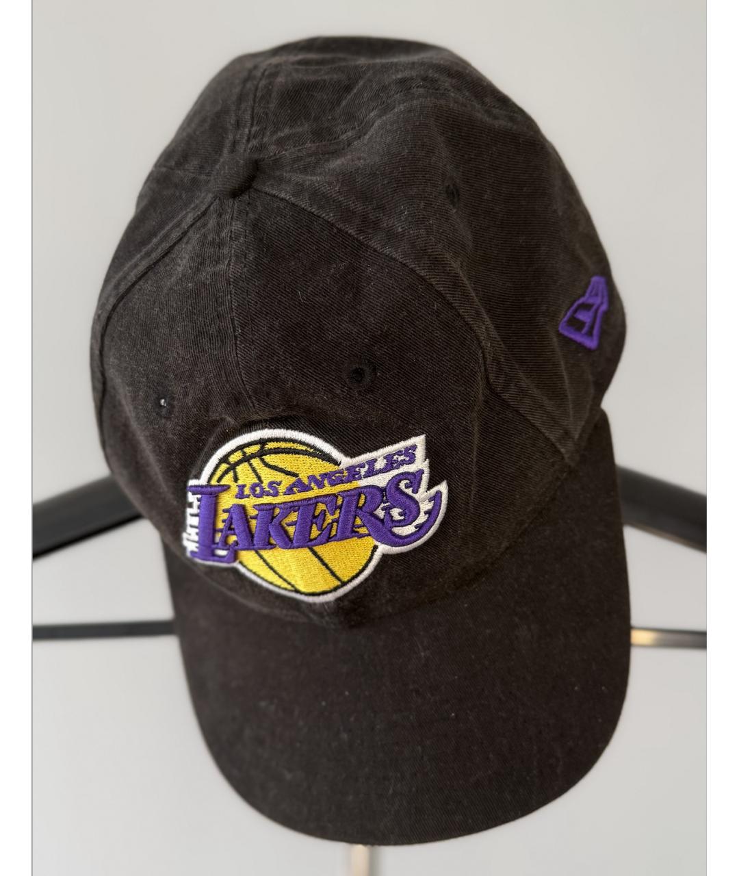 New Era Черная хлопковая кепка, фото 3