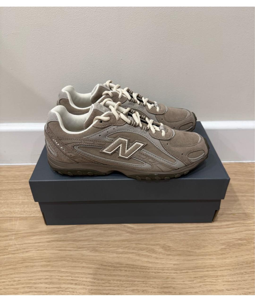NEW BALANCE Коричневые замшевые кроссовки, фото 2