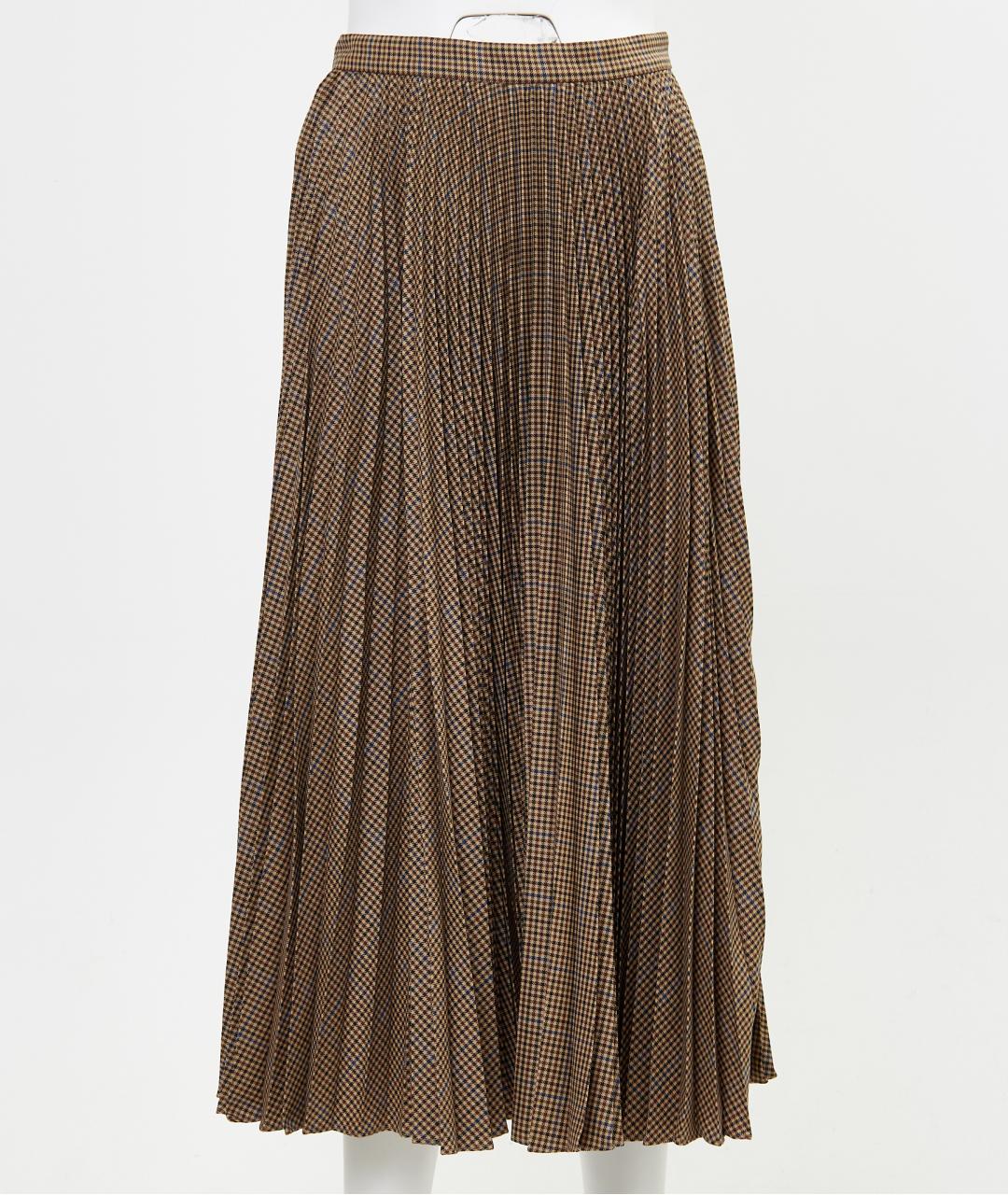 GUCCI Бежевая шерстяная юбка миди, фото 7