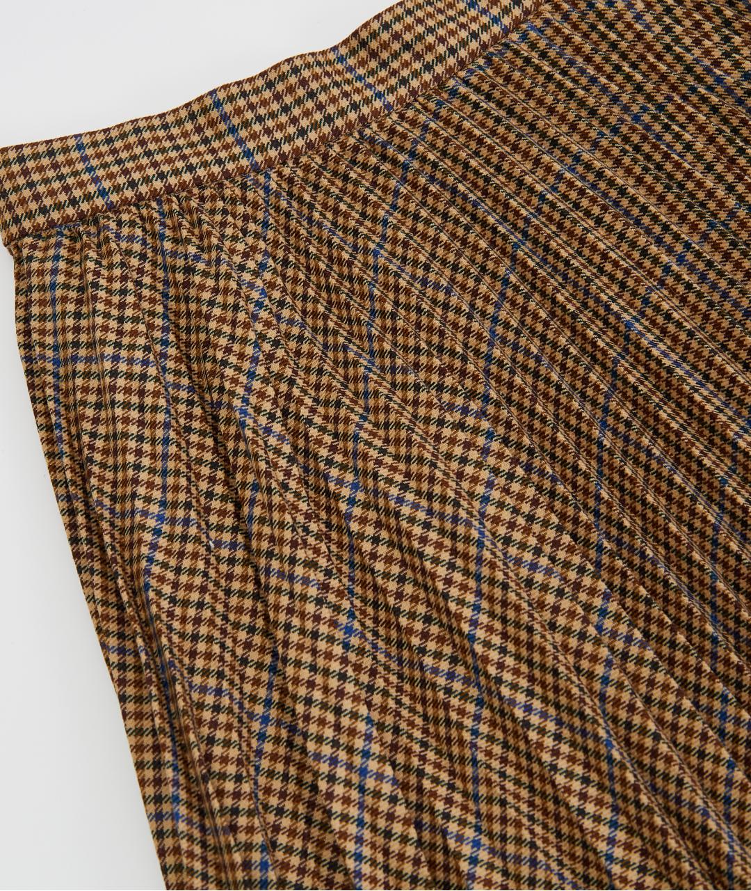 GUCCI Бежевая шерстяная юбка миди, фото 3