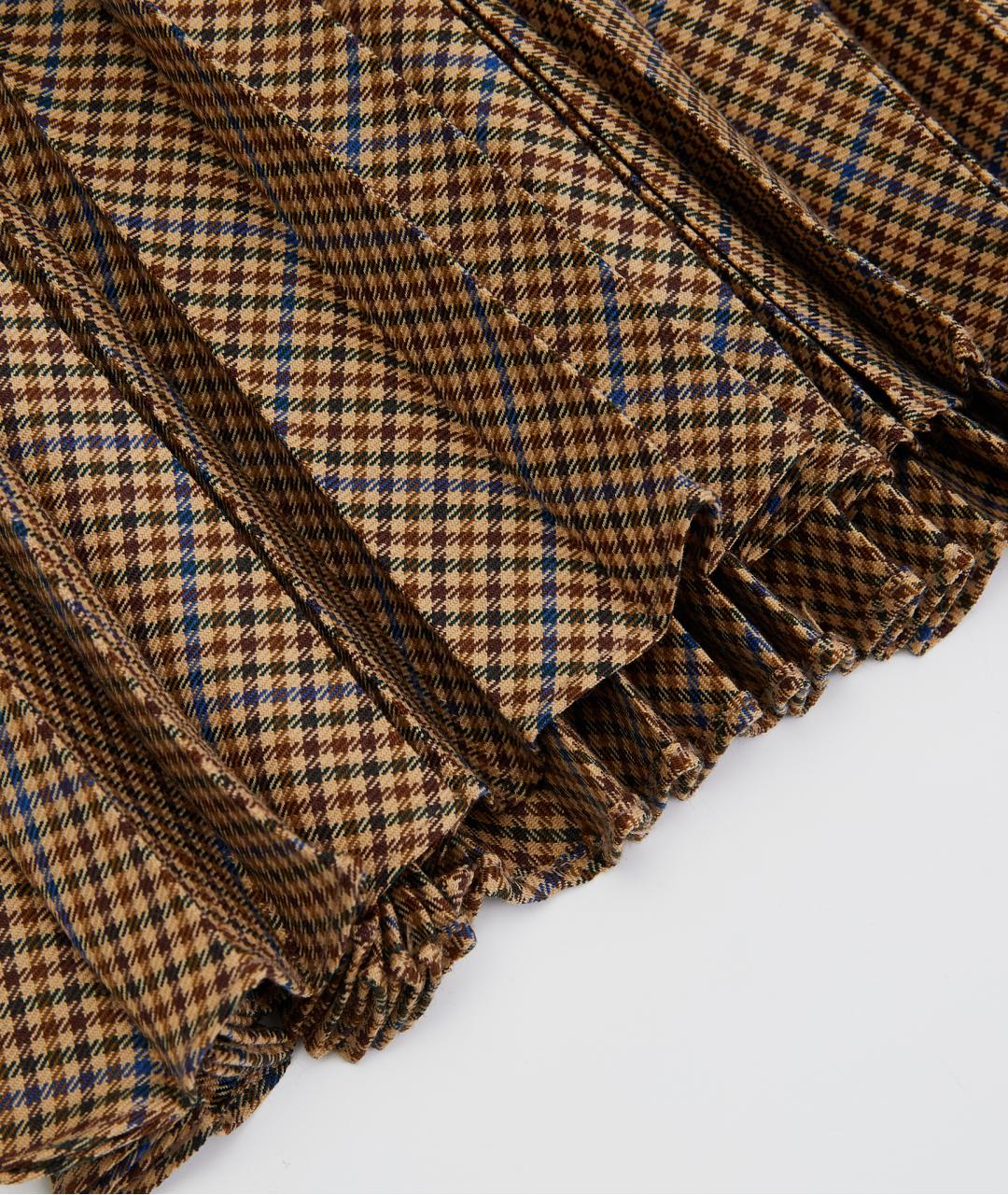 GUCCI Бежевая шерстяная юбка миди, фото 4