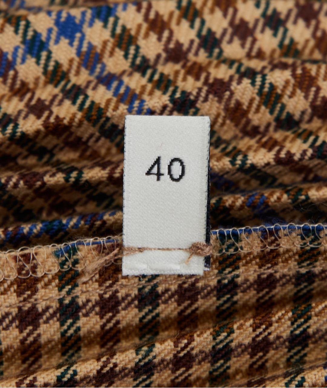 GUCCI Бежевая шерстяная юбка миди, фото 5