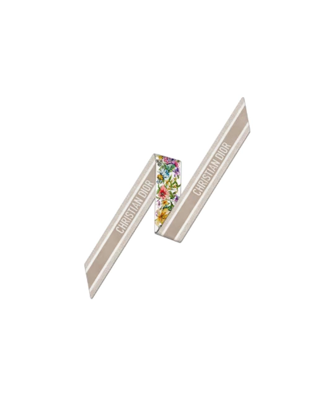 CHRISTIAN DIOR Мульти шелковый шарф, фото 2