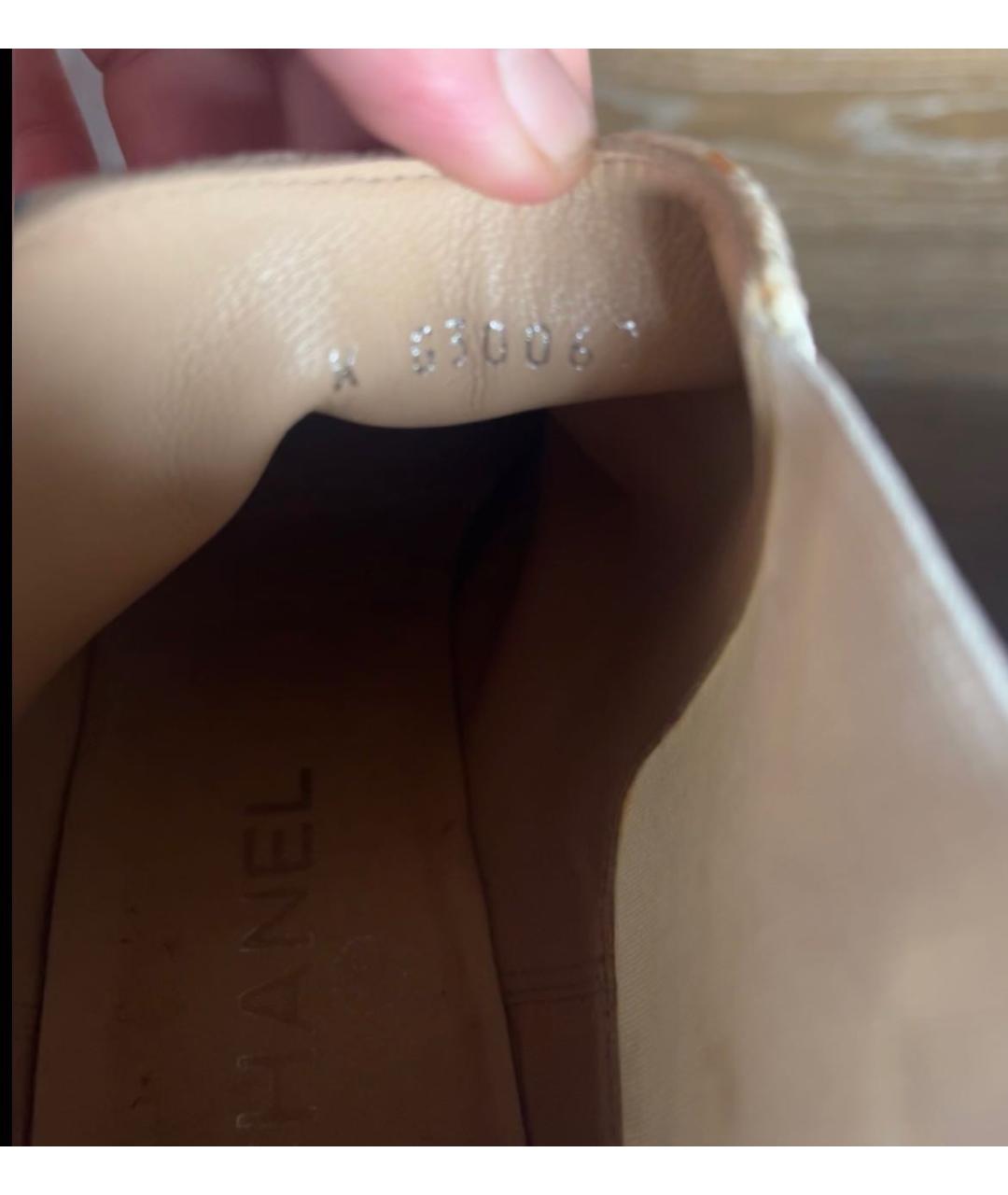 CHANEL Мульти текстильные полусапоги, фото 6