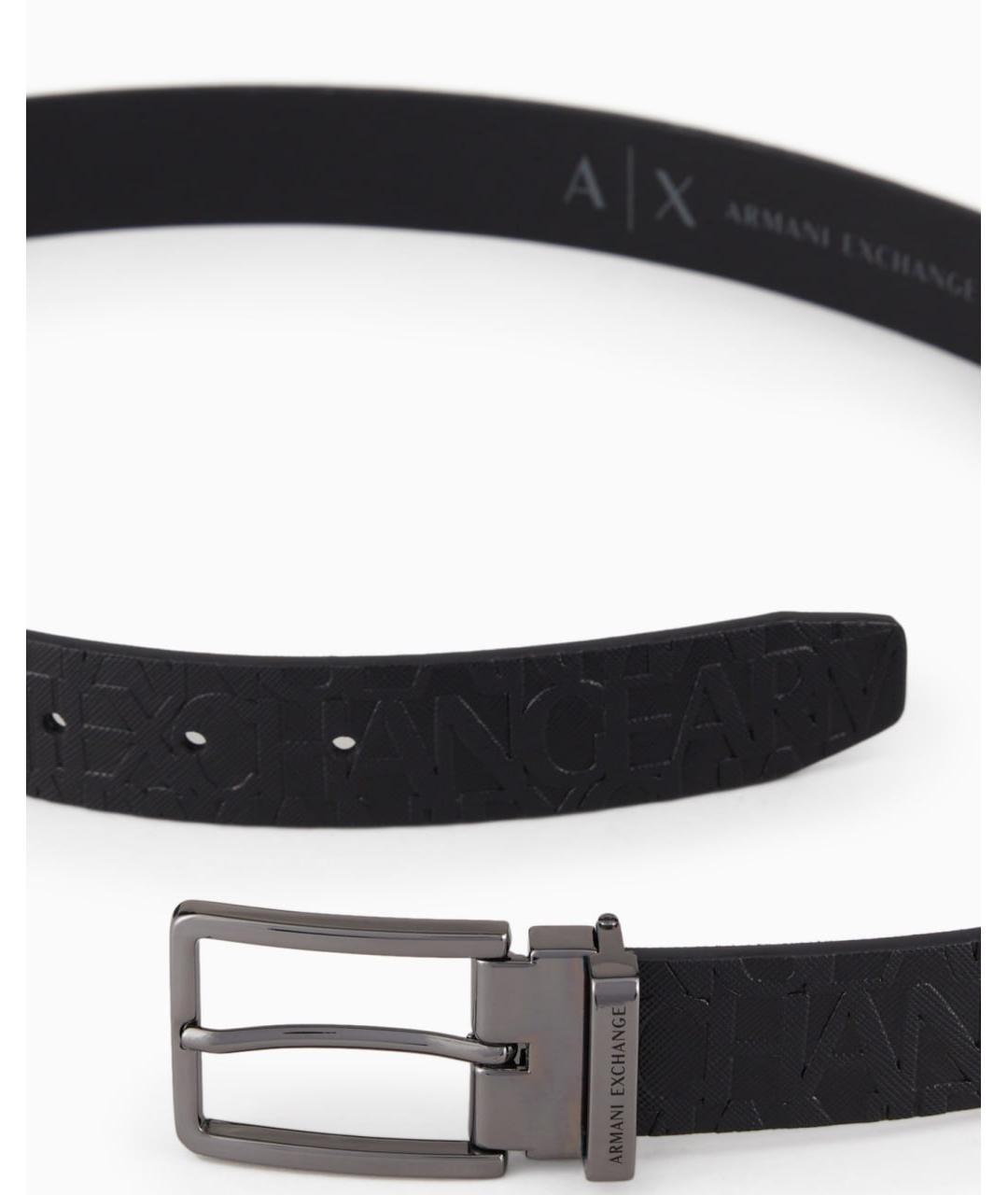 ARMANI EXCHANGE Черный ремень, фото 2