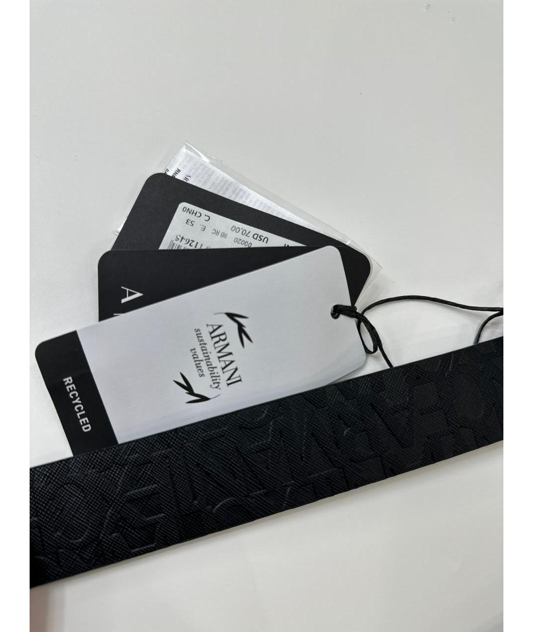 ARMANI EXCHANGE Черный ремень, фото 5